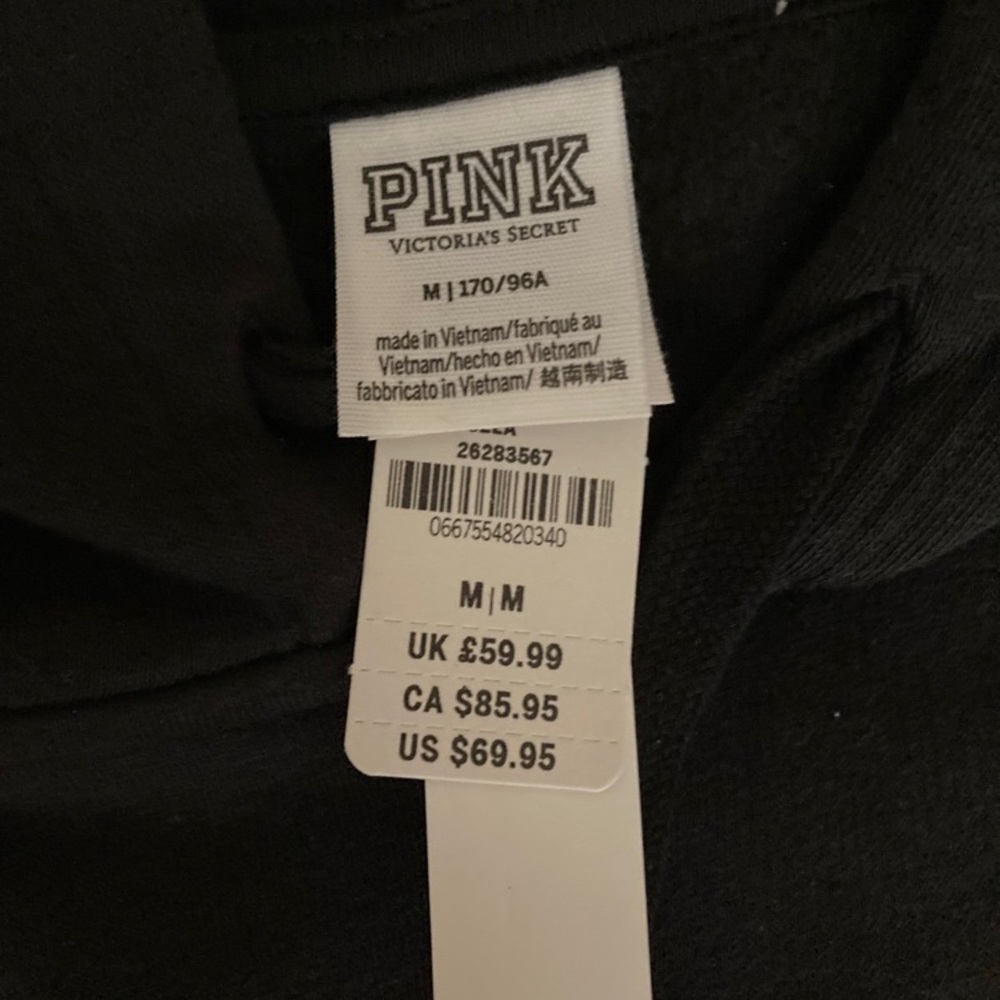 New tags of Victoria’s Secret hoodie